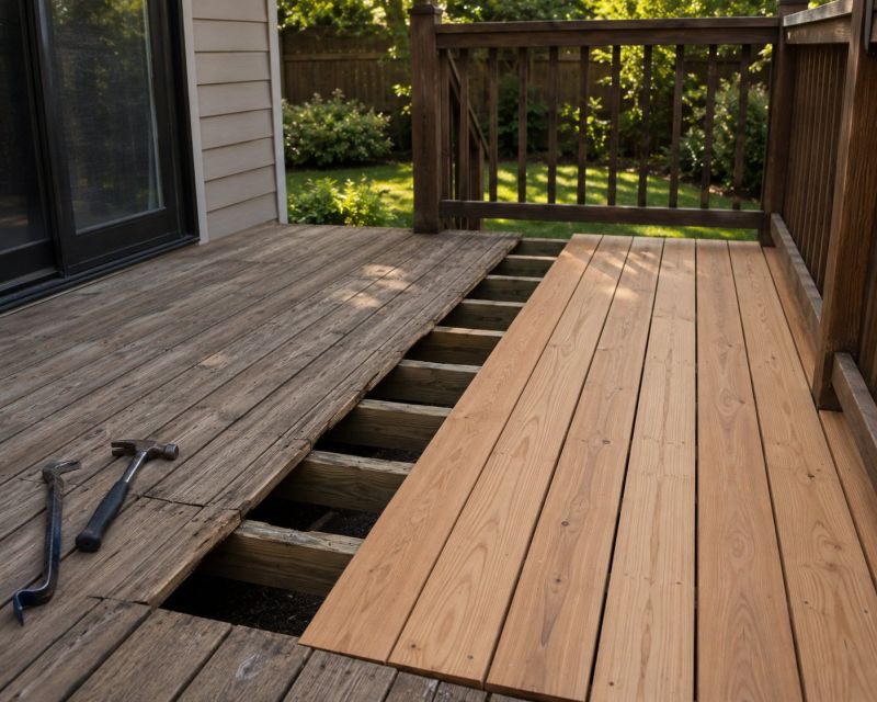 Deck Steps Replacement in Redmond, WA