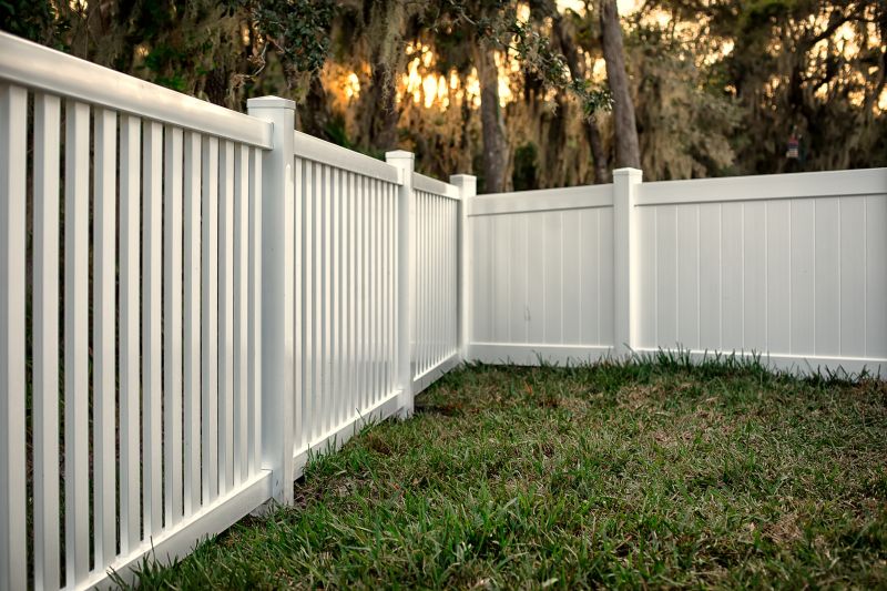 Vinyl Fence Installation in Spring