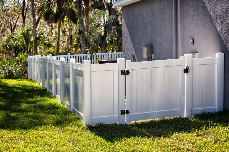 New Vinyl Fence Installation